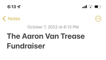 Free Fundraiser Photo for "Aaron Van Trease"